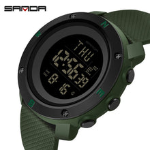 Load image into Gallery viewer, SANDA Men Sport Watch Waterproof