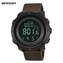 Load image into Gallery viewer, SANDA Men Sport Watch Waterproof