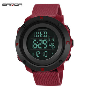 SANDA Men Sport Watch Waterproof