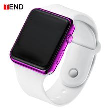 Load image into Gallery viewer, TEND White Bracelet Pink Digital Watch
