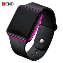 Load image into Gallery viewer, TEND White Bracelet Pink Digital Watch
