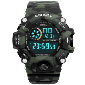 SMAEL Digital White Watch