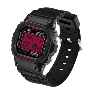 SANDA Automatic Men Woman Rectangle Digital Watch