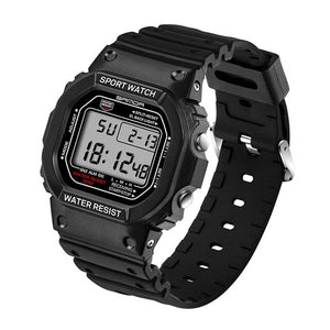 SANDA Automatic Men Woman Rectangle Digital Watch