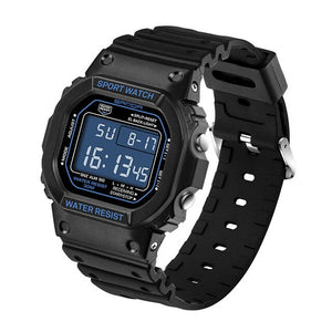 SANDA Automatic Men Woman Rectangle Digital Watch