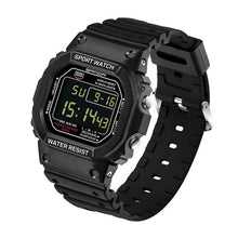 Load image into Gallery viewer, SANDA Automatic Men Woman Rectangle Digital Watch
